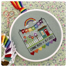Rainbow Birth Sampler