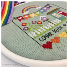 Rainbow Birth Sampler