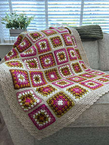 Granny Square Lap Blanket