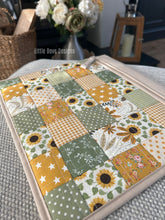 Large Sunflower Patchwork Project Bag