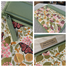 Green Butterfly Large Project Bag