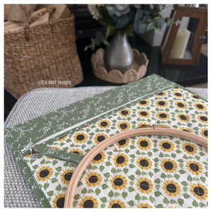 Large Sunflower Project Bag