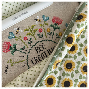 Large Sunflower Project Bag