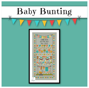 Baby Bunting Birth Sampler