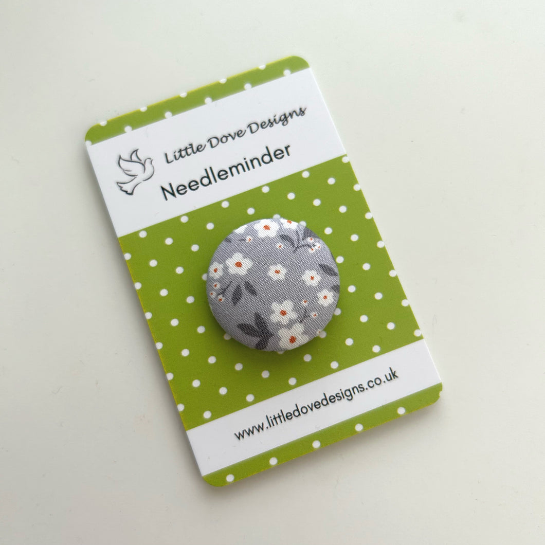 Grey Floral Needleminder