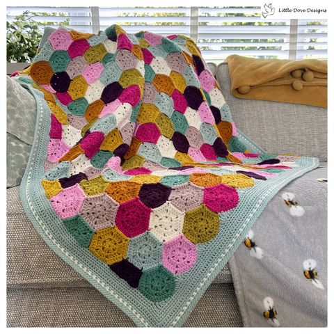 Hexagon Lap Blanket