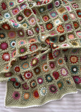 Green Granny Circle Lap Blanket