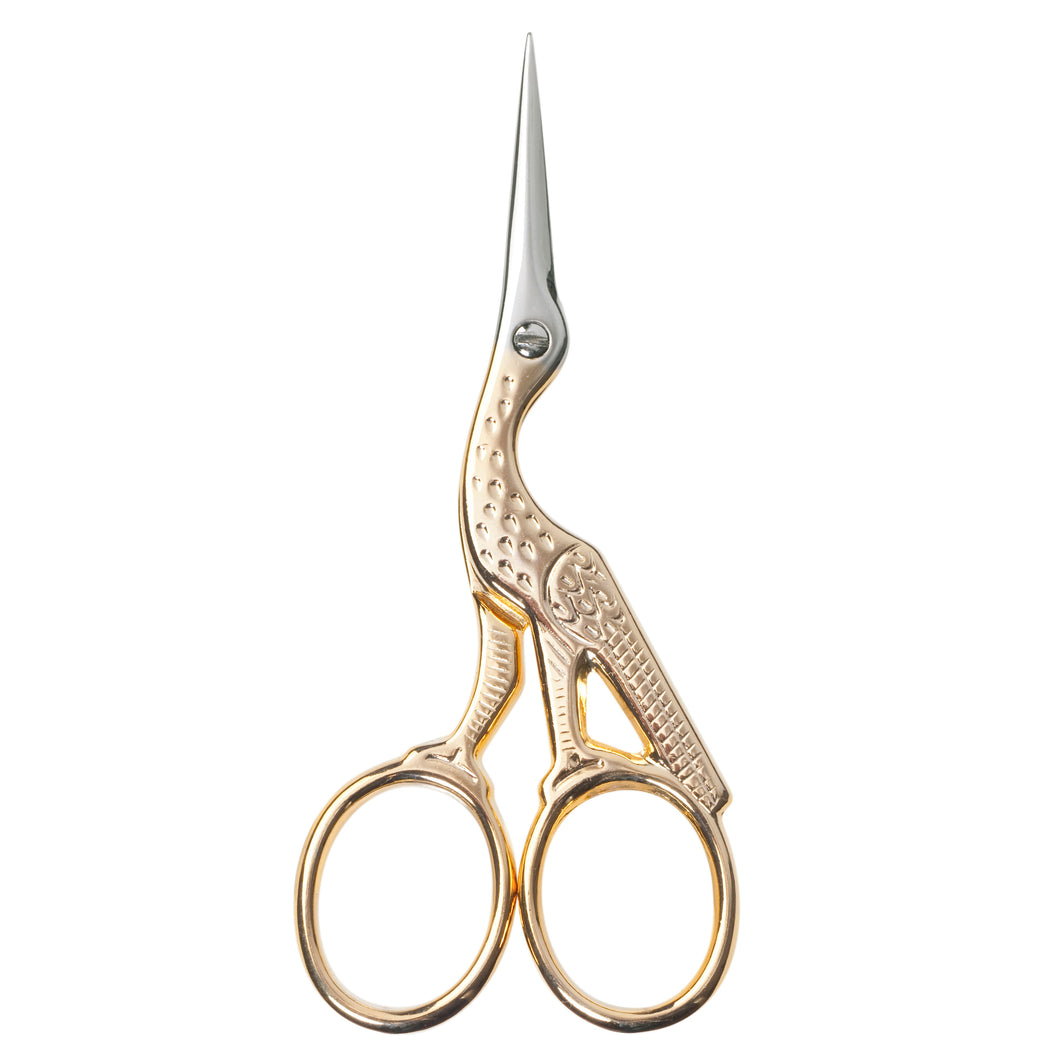 Milward Gold Stork Embroidery Scissors